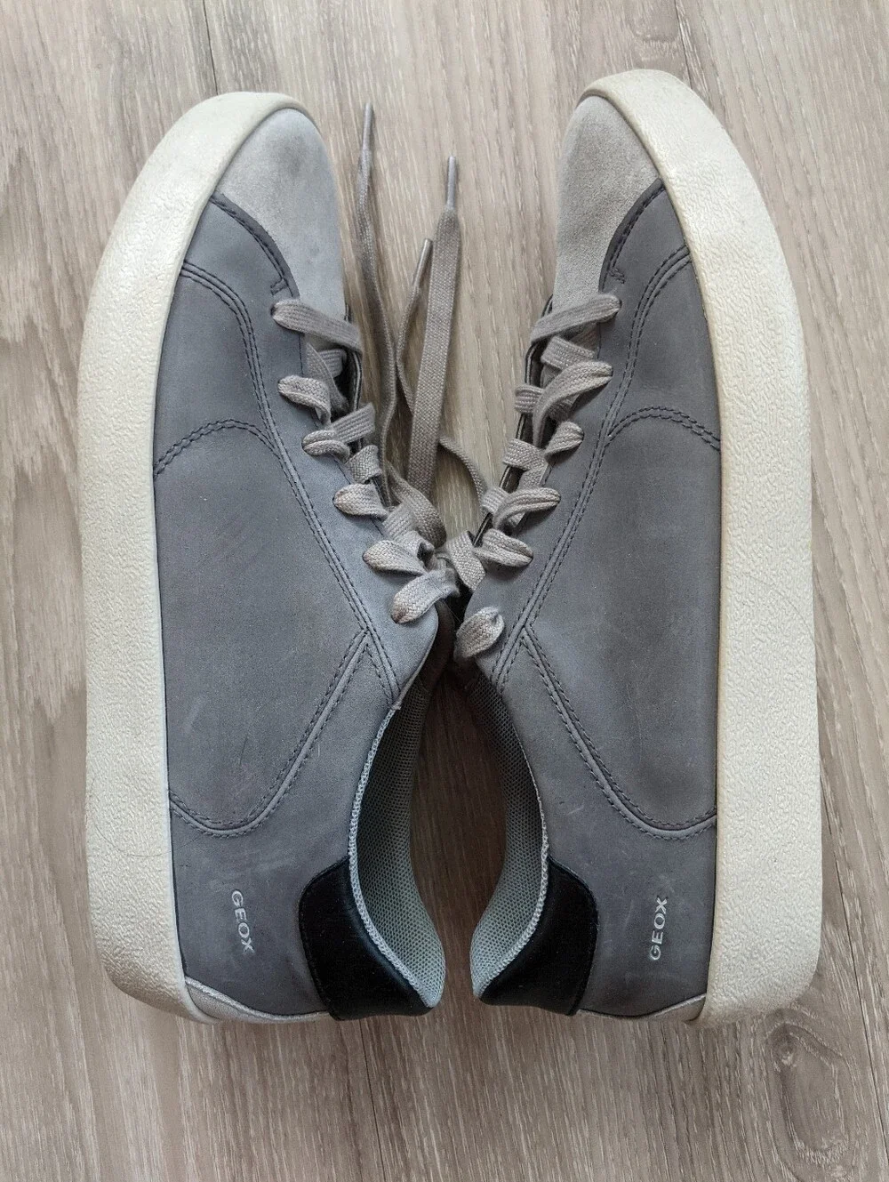 GEOX Men’s Gray Casual Sneakers